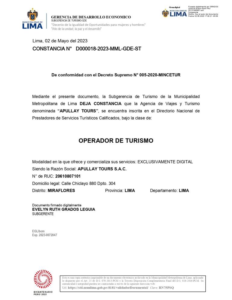 Operador de Turismo